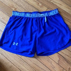 Blue Under Armour Running Shorts